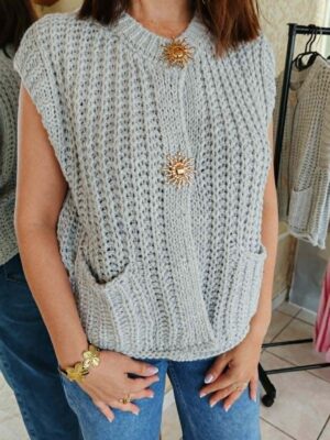 Pull sans manche Hélios
