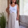 Jupe "Chic" en gaze de coton