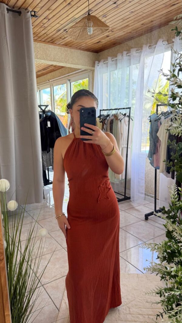 Robe en gaz coton "Sora"
