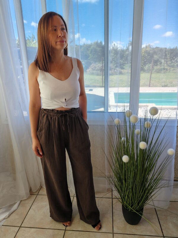 Pantalon en gaz de coton "Milo"