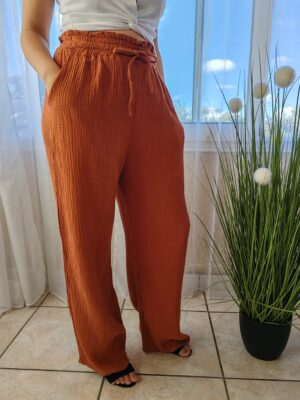 Pantalon en gaz de coton "Milo"