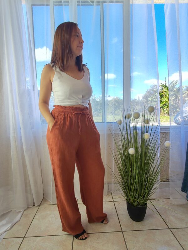 Pantalon en gaz de coton "Milo"