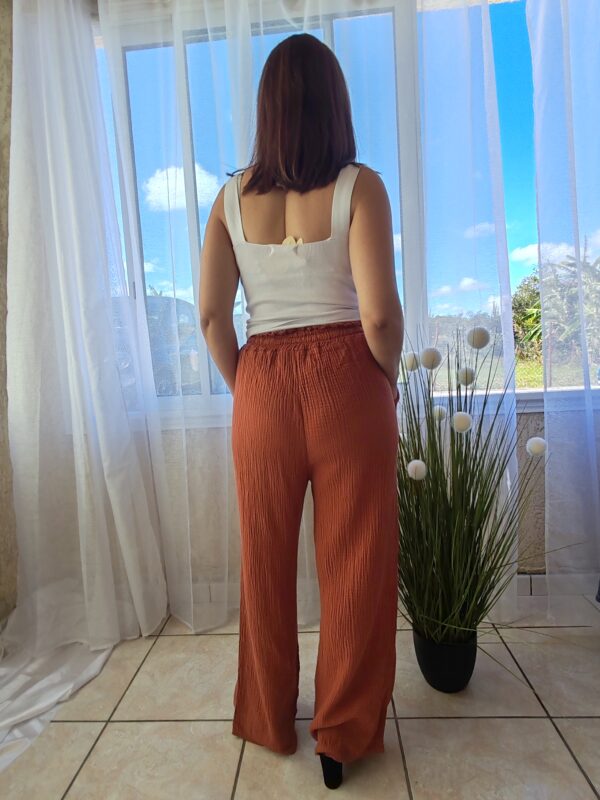 Pantalon en gaz de coton "Milo"